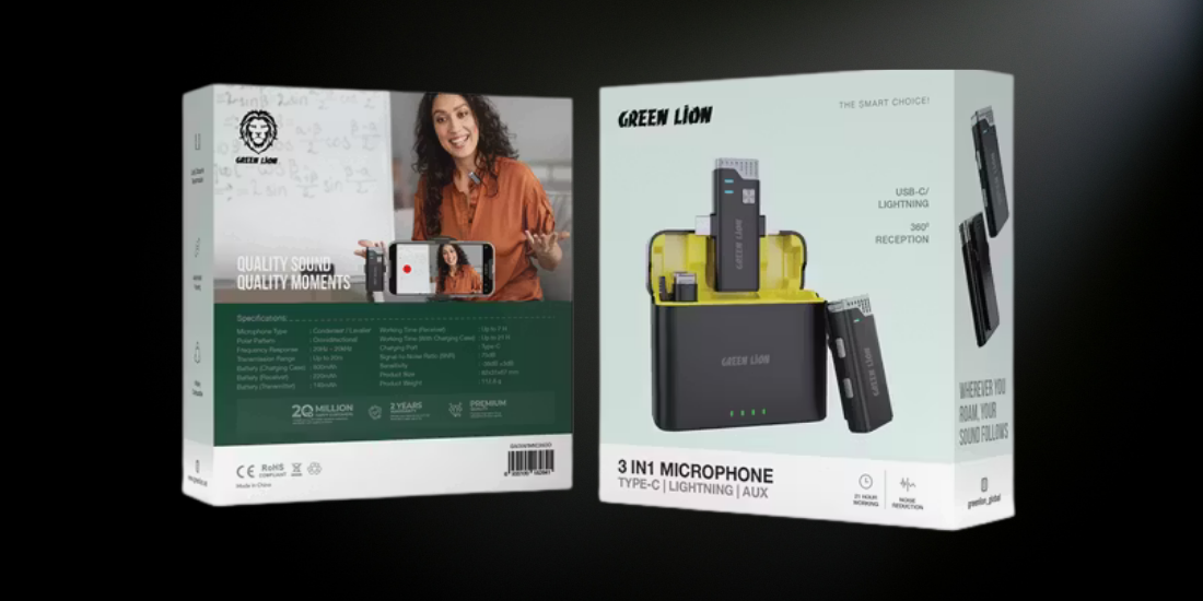 Green Lion 3 In 1 360° Microphone